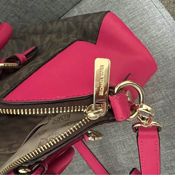 Pink/Brown REAL Micheal Kors handbag! - Picture 4 of 4